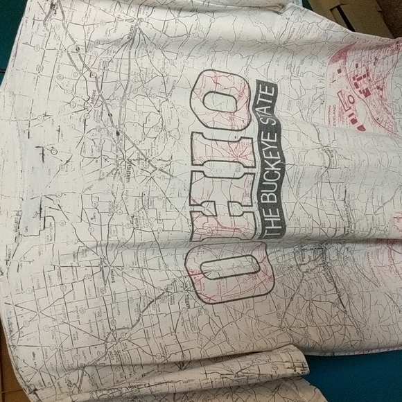 Map of Ohio Tshirt Vintage Large - Picture 7 of 9